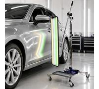 flatpincololee Lampe à Réflecteur de Débosselage PDR - 6 Couleurs Ajustables, Nouveau Support Mobile - Détection Ultra-Précise des Bosses et Micro-Dommages - Atelier et Voiture sur Route
