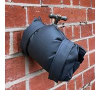 Flatro Housse isolante pour robinet extérieur - En cuir imperméable - Protection contre le gel - 24 cm - Universelle - Facile à installer