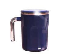 Flatware 400ML Mug Isotherme Self Stirring Voyage INOX Tasse Café Agitation Magnétique Automatique sans Fuites d'eau, Amusé à Mélanger Chocolat Thé Lait