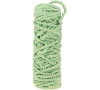 Flausch Mirabell Cordel Vert clair 25m - Ficelle de bricolage en jute et laine de mouton, Robuste & Doux, Idéal pour les décorations de printemps & d'été