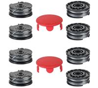Flaveano Bobine Fil Coupe Bordure pour Bosch AdvancedGrassCut36, ART 24 27 30 Rotofil, 8 Bobines et 2 Couvercles, Fil Débroussailleuse