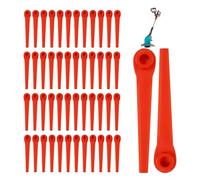 Flaveano Lames en Plastique pour Gardena Coupe-Bordure, 100 pièces