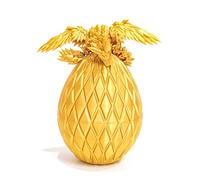 Flavery Œuf de dragon volant imprimé en 3D - Dragon ailé en diamant de 17,8 cm, œufs de Pâques en cristal flexible à l'intérieur, œufs de dragon mystérieux, décoration de bureau, jouet sensoriel (doré