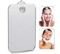 FLAVNT Miroir De Rasage, Miroir De Voyage, Miroir De Douche Anti-Buée, pour Salle De Bains Miroir De Rasage De Salle De Bain Miroir, (17cmX13cmX2mm)