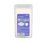 Flavored Toothpicks - Food Grade PP 6.4cm | 2 Tip Teeth Cleaning Toothpicks 100 Pcs, Soft Bristle Stain Remover Mouth Care Tools For Hotel Restaurant Camping Banquet Kitchen Hygiene Use