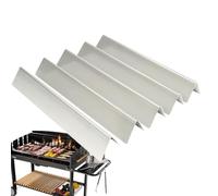 Flavorizer Bars, 5X Flavorizer Bar Replacement, Grill Burner Covers Accessories, Dishwasher Safe Aroma Rails for Outdoor Cooking Barbecue