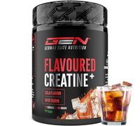 Flavoured Creatine poudre - 550 g - créatine monohydrate + L-taurine - créatine micronisée aromatisée - sans sucres & excellente solubilité - végane (Cola)