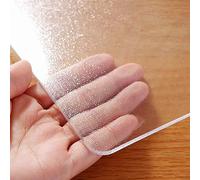 FLAVYO Nappe Transparente, Film Protecteur De Couverture De Table Givrée Transparente en PVC, Nappe Givrée Transparente épaissie Antibactérienne Inodore 3.0 (60x100cm/24x39in)