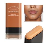 FlawlessEraser Foundation Stick, Bâton De Fond De Teint Hydratant Léger Coréen Stick Foundation Fond De Teint Crème Mat Naturel Bâton De Fond De Teint À Dissimulation Instantanée Avec Brosse Intégrée