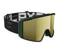 Flaxta - Evoke Deep Green Gold Mirror Lens - Masque de Ski
