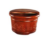 FLBT Bain de pieds en bois, bac à pieds, baignoire en bois massif pour la maison, baignoire pour massage des pieds, spasauna, bain naturel, hydromassage, repose de pieds supereasytouse nécessaire