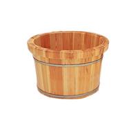 FLBT Baril en boisFootSpaFootSoakseau, évier pour adultes, seau en bois pour pédicure, baignoire pour pieds pour le trempage des pieds, baignoire de bain de pieds (taille: A) Needed