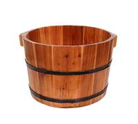 FLBT Seau de bain de pieds en bois pour tremper les pieds, pour adultes, bain de pieds, bain de pieds, seau de bain de pieds, seau en bois pour pédicure, supereasytouse Needed
