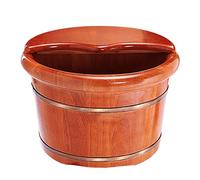 FLBT Seau de bain en bois pour pieds trempés, bassins pour adultes, baignoire, seau en bois pour pédicure, seau pour pieds de trempage, seau super facile nécessaire