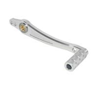 FLBZBLKASL Levier de vitesses pliable pour moto Pour Commandes Reculées Rechange Les Moto Double Roulement Le Levier Vitesse Ou Frein Pédale Changement Avec Repose-pieds(Right - Silver)