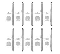 Flcivsh 10Pcs / Lot Adaptateur de Glissière D'Armoire Système de Fermeture en Douceur pour Tout Tiroir une Latéral Tampon Amortisseur Coulissant