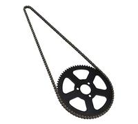 Flcivsh 25H 136 Chaîne + 68T Pignon 2 Temps 47CC 49CC pour Mini Petite Voiture de Sport Pocket Bike Off-Road Moto Pièces de Rechange