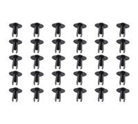 Flcivsh 30 Pcs en Plastique Pare-Chocs de Rivet Corps Garniture Clip pour E30 E36 E46 E39 E38