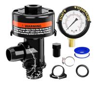 Flcivsh 98209800 Manomètre de Filtre de Piscine, Valve de Purge Manuelle pour Filtres de Piscine et Spa 98209803, Installation Facile, Facile à Utiliser