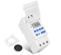 Flcivsh Interrupteur Horaire Numérique Programmable Relais Minuterie Contrôle AC 220 V 16 A sur Rail Din TM919A Interrupteur Minuterie