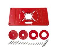 Flcivsh Table de Routeur Plaque D'Insertion Banc de Travail Du Bois Scie de Table pour Machine de Plaque de Bois Multifonction Outil de Gravure Planche Rabattable Installation Facile
