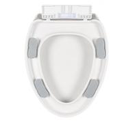 FLCPJGV Abattant Siège Toilette en Polypropylène Renforcé avec Fermeture Douce et Montage Facile Type Universel pour Espaces Sanitaires Contemporains