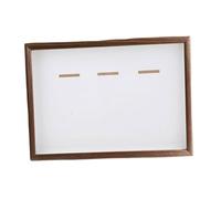 FLCPJGV Boîte à Médailles Présentoir Médaille Cadre En Bois Coffret de Rangement Ombre Design Sobre Adapté à La Décoration Murale Bureau Chambre Salon Collect, Bois, A4