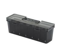 FLCPJGV Boîte à Outils/étui de Rangement Multifonctionnel avec Couvercle Transparent, Poignée Ergonomique et Structure En PP pour Une Protection Optimale, Style B