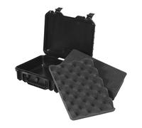 FLCPJGV Boîte à outils rigide, boîte de rangement étanche pour matériel de voyage à boucle Composite, 340mmx270mmx100mm