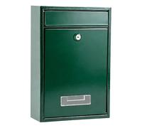 FLCPJGV Boîte Aux Lettres Murale Verrouillable En Fer, Grande Capacité, Construction Robuste, Facile à Installer, Idéale pour Une Entrée, Un Bureau Ou Un