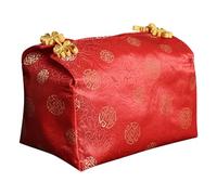 FLCPJGV Boîte de Rangement de Cosmétiques, Boîte de Stockage de Nourriture, Design Compact, Organisateur de Mouchoirs Créatif Multifonctionnel pour Comptoirs, Rouge