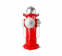 FLCPJGV Bornes Dressage Chiens Extérieur Accessoire Entraînement Urination Post Guide Décor Hydrant Fabrication en Résine Convenable pour Terrasse Allée Jardin, Rouge, Grand