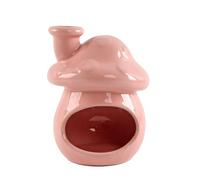 FLCPJGV Brûleur D'arômes Décoratif, Centre de Table, Bol à Fumée, Encensoir pour Salle à Manger, Bureau Ou Chambre, Rose