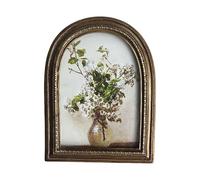 FLCPJGV Cadre Photo Rétro Porte-photo Vintage pour Mur et Table et Galerie Photos En Résine de Baroque Adapté pour Décorer Le Salon et Comme Cadeau, 7 Pouces