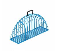 FLCPJGV Cage de Toilettage pour Chats Système Double Porte Structure Métallique Renforcée Préhension Simplifiée Quotidien Consultation Animalière, Bleu, M