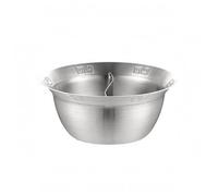 FLCPJGV Compartimentée Séparée Double Contenant Récipient Inoxydable Répartition Pratique pour Repas Multi Goûts Convient Repas Collectif Service Restauration, 28CM, Silver Divided