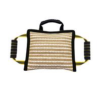 FLCPJGV Coussin Anti-Morsure pour Chien, Utilisable à L'intérieur et à L'extérieur, Portable, Idéal pour Jouer, éduquer Son Chiot et L'obéissance, Noir