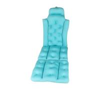 FLCPJGV Coussin de bain ergonomique avec support, antidérapant et pliable pour hommes et femmes, Bleu
