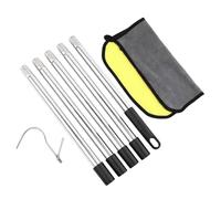 FLCPJGV Crochet Cleaning Hook Instrument Récupération Pôle Modulable Acier Inoxydable Connexion Multi Formats pour Entretien Utilisation Scolaire, 200CM, Thickened