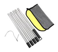 FLCPJGV Crochet Cleaning Hook Instrument Récupération Pôle Modulable Acier Inoxydable Connexion Multi Formats pour Entretien Utilisation Scolaire, 200CM, Standard