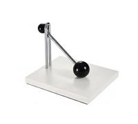 FLCPJGV Distributeur de Papier Serviette avec Base en Bois Épaisse et Cadre en Métal pour Restaurant et Maison, Array, Blanc Planche En Bois Blanche + Petite Boule Noire + Grande Boule Noire, A