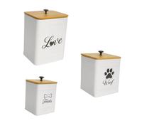 FLCPJGV Ensemble de 3 Boîtes de Rangement Hermétiques, Pratiques et Multifonctionnelles en Métal