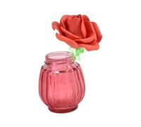 FLCPJGV Ensemble de Bouteilles de Parfum Portable avec Tasse D'essai de Parfum et Bâton de Fleur, Rouge