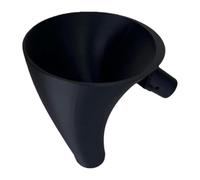 FLCPJGV Entonnoir à Farine Accessoire Mélangeur sur Pied Guidage Précis pour Versement Sans Gâchis Poudre Sèche et Liquides Légèreté et Facilité D'Utilisatio, Noir