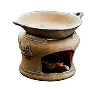 FLCPJGV Essentielle de Brûleur D’arôme en Céramique, Ensemble de Lion, comme décrit ci-Dessous