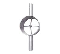 FLCPJGV Fendeur de Bambou Séparateur Manuel Outil Diviseur Briseur Robuste Acier Manganèse Idéal pour Coupe Tubes Panier Bricolage Adaptés Atelier Jardin, Argent 4 Coupes