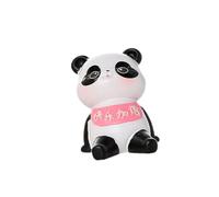 FLCPJGV Figurine de Panda, Adorable Sculpture Animale En Résine, Petite Statue Décorative à Poser sur Une Table, Une étagère Ou Un Bureau. Convient pour Un, Style G