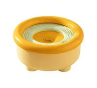 FLCPJGV Gamelle pour Chien avec Insert Flottant Unique pour Réguler Le Débit d'eau. Fonction d'alimentation Lente pour éviter Les éclaboussures. Antid, Vert Orange