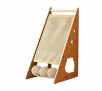 FLCPJGV Griffoir pour Chat Griffoir Chat Meuble Chat Grattoir Chat Rampe Chat en Bois et Sisal avec Centre de Jeu Intégré et Plan Incliné Protecteur Adapté, Pro Balle Améliorée