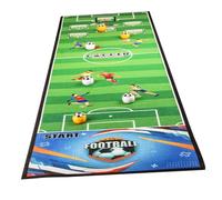 FLCPJGV Jeu de Curling de Table Jeu Familial Ensemble de Jeu de Palets Interactif Portable Jeu de Fête pour Voyage Intérieur Extérieur, Tapis de football